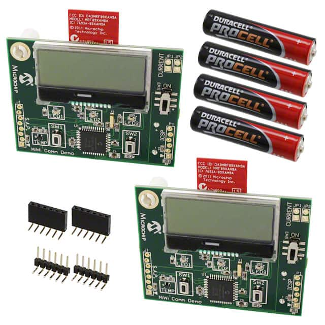 DM182016-3 Microchip Technology                                                                    BOARD DEMO MIWI COMM MRF89XAM9A