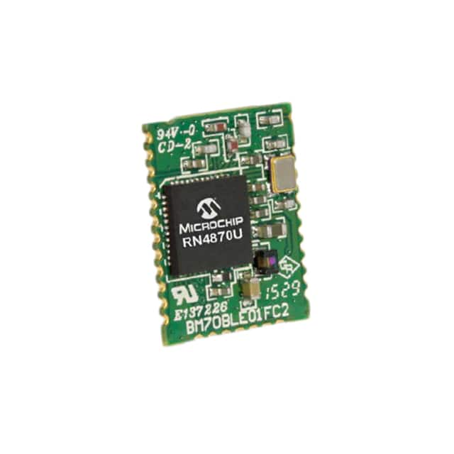 RN4870U-V/RM118 Microchip Technology                                                                    BLUETOOTH 4.2 BLE MODULE, UNSHIE