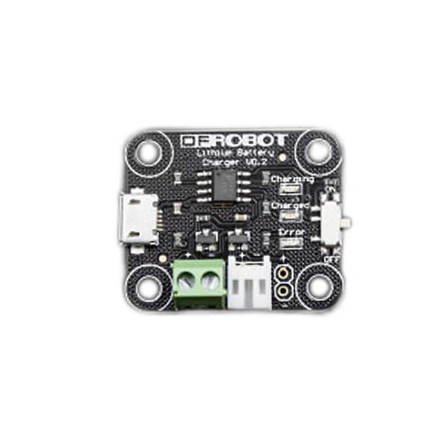 DFR0208 DFRobot                                                                    BATT CHARGER OPEN FRAME 3.7V 1A