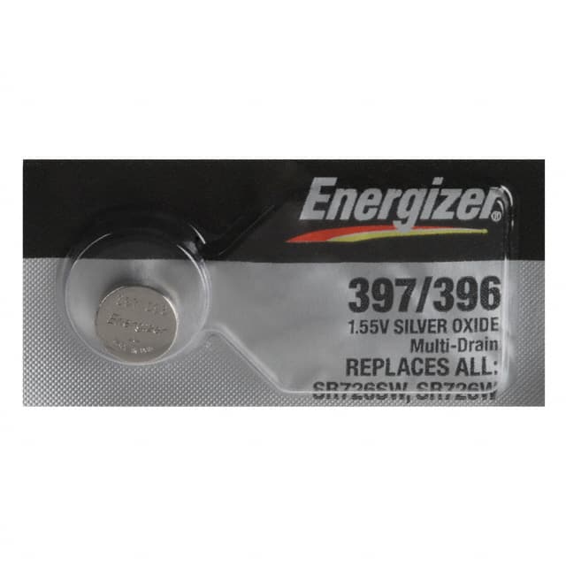 397-396TZ Energizer Battery Company                                                                    BATT SLVR OX 1.55V BUTTON 7.9MM