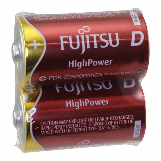 LR20 F (2S) FDK America, Inc., a member of Fujitsu Group                                                                    BATTERY ALKALINE 1.5V D 2=2