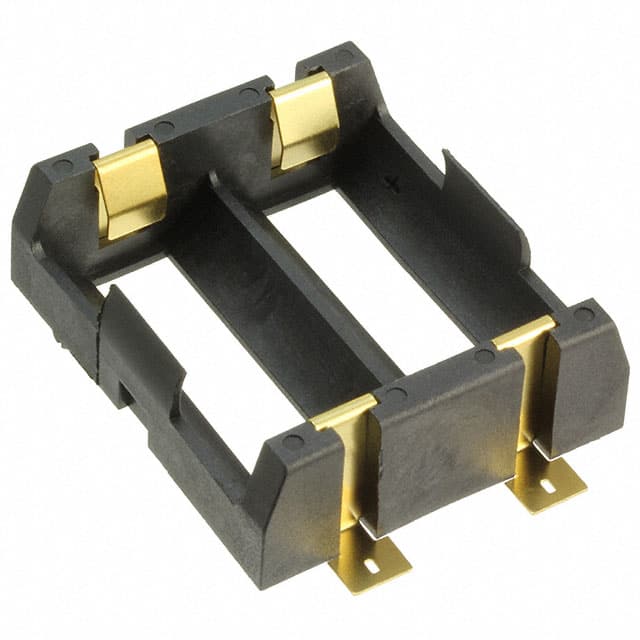 1098 Keystone Electronics                                                                    BATT HOLDER 18350 2 CELL SMD TAB