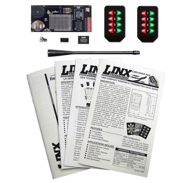 EVAL-418-HHCP Linx Technologies Inc.                                                                    KIT EVAL FOR HHCP 418MHZ XMITTER