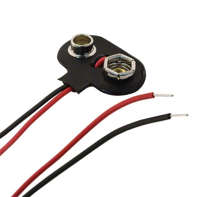 235 Keystone Electronics                                                                    BATTERY CONNECT SNAP 9V 4" LEADS