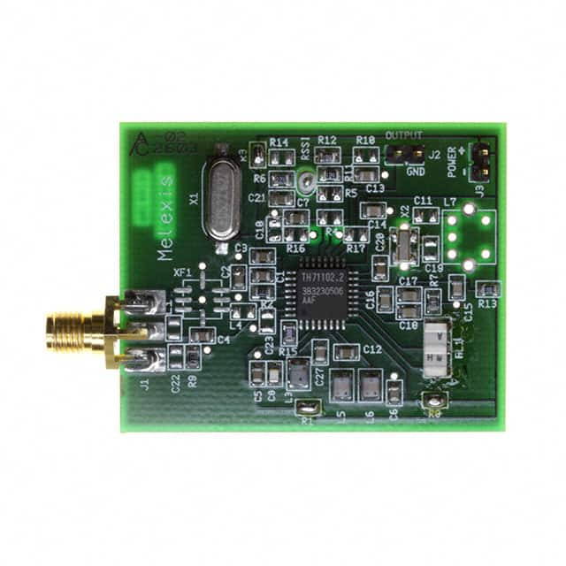 EVB71102B-418-FSK-C Melexis Technologies NV                                                                    EVALUATION BOARD TH71102 RECEIVR