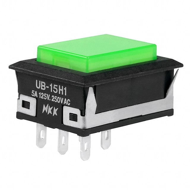 UB15NKW015F-FF NKK Switches                                                                    SWITCH PUSHBUTTON SPDT 5A 125V