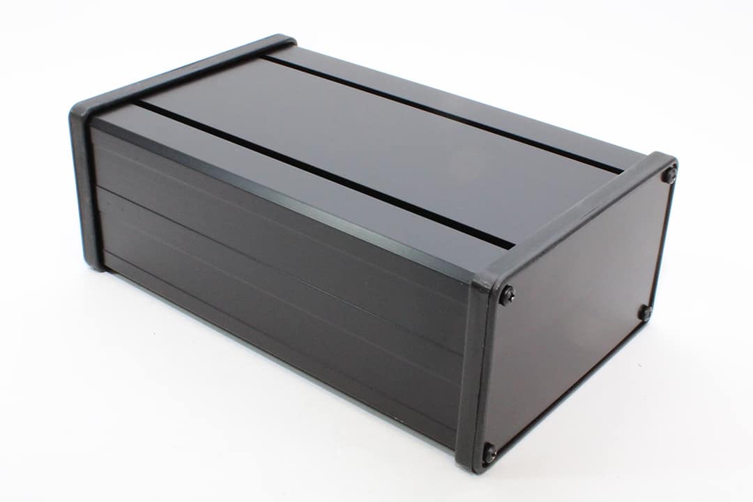 431621 Hammond Manufacturing                                                                    BOX ALUM BLACK 6.5"L X 4.13"W