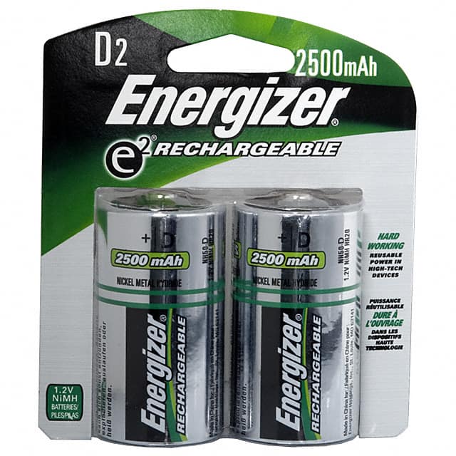 NH50BP-2 Energizer Battery Company                                                                    BATTERY NIMH 1.2V 2.5AH D 1=2