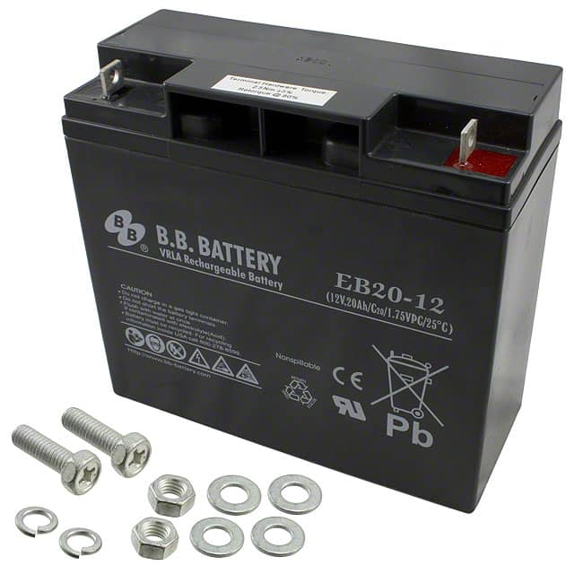 EB20-12-B1 B B Battery                                                                    BATTERY LEAD ACID 12V 20AH