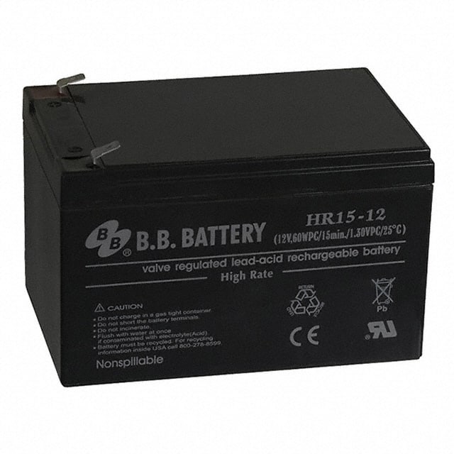 HR15-12-T2 B B Battery                                                                    BATTERY LEAD ACID 12V 13AH