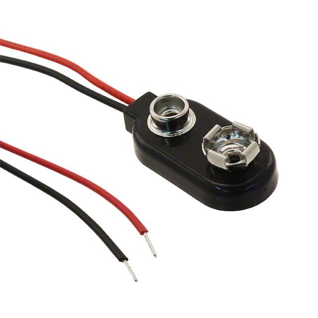 2238 Keystone Electronics                                                                    BATTERY CONNECT SNAP 9V 4" LEADS