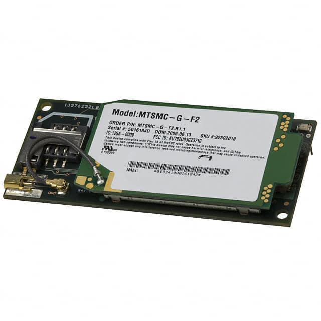 MTSMC-G-F2.R1.1 Multi-Tech Systems Inc.                                                                    RF TXRX MODULE CELLULAR MMCX ANT