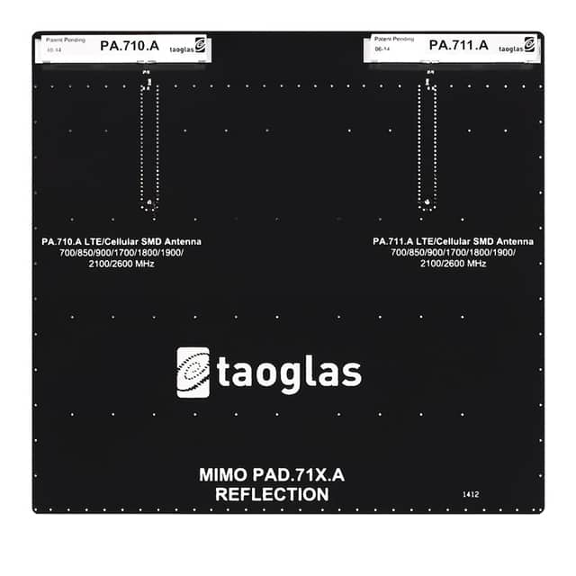 PAD.71X.A Taoglas Limited                                                                    EVB ANT LTE FEMALE SMA STRT PLUG