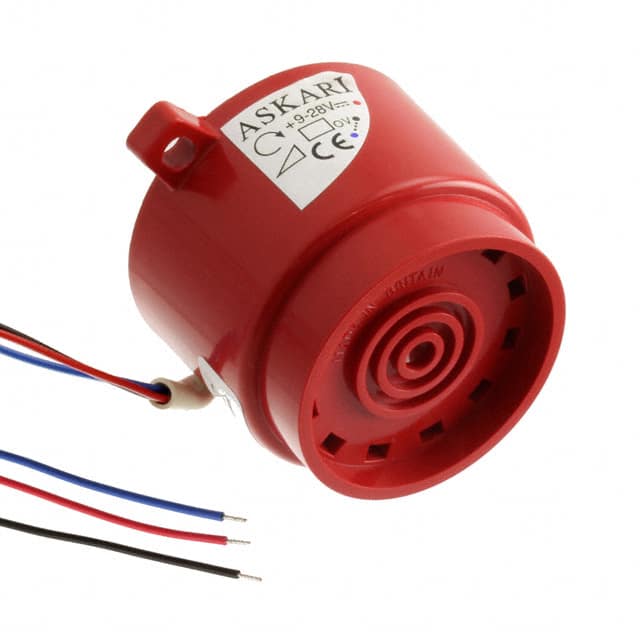 AW-10FR-NSVC PUI Audio, Inc.                                                                    SIREN PIEZO INDICATOR 9-28V CHAS