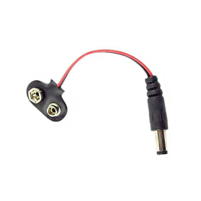 4132                                                                     BATTERY SNAP 9V BARREL PLUG