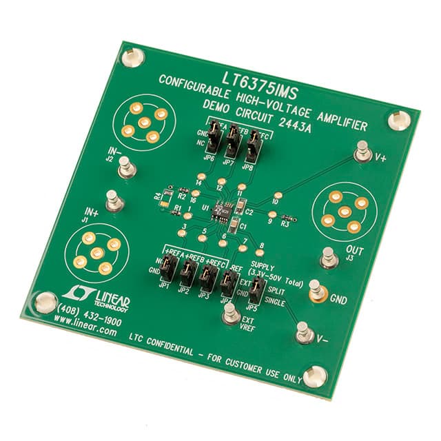 DC2443A Linear Technology/Analog Devices                                                                    DEMO BOARD FOR LT6375 HIGH VCM D