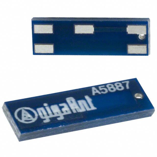 A5887 Antenova                                                                    ANTENNA CHIP 2.4GHZ SMD RIGHT FD