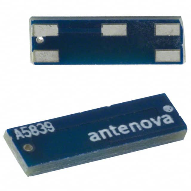 A5839 Antenova                                                                    ANTENNA CHIP 2.4GHZ SMD LEFT FD