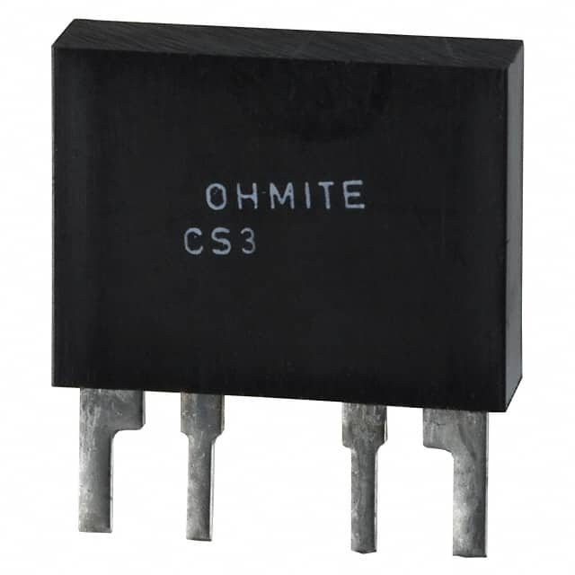 CS3FR010 Ohmite                                                                    RES 0.01 OHM 3W 1% 4SIP