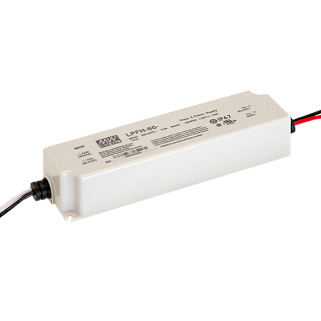 LPFH-60-15 Mean Well USA Inc.                                                                    LED DRVR CC/CV AC/DC 9-15V 2.5A