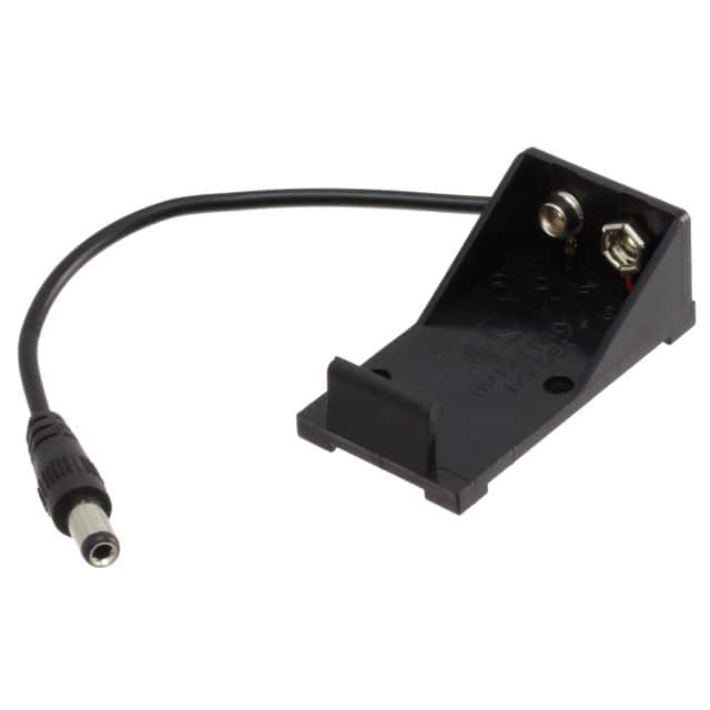 PRT-10512 SparkFun Electronics                                                                    BATTERY HOLDER 9V BARREL PLUG