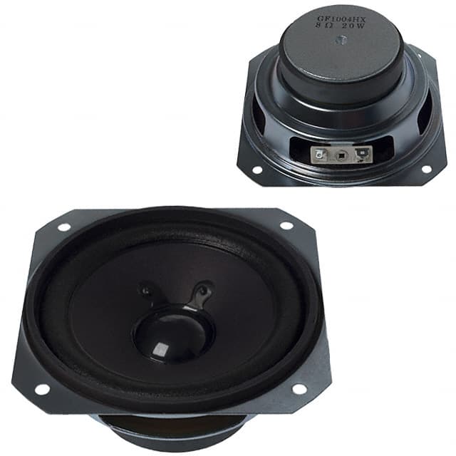 GF1004H CUI Inc.                                                                    SPEAKER 8OHM 20W TOP PORT 90DB