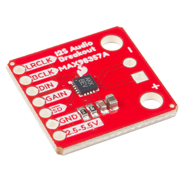 DEV-14809 SparkFun Electronics                                                                    SPARKFUN I2S AUDIO BREAKOUT - MA