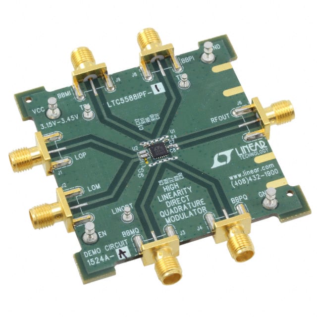 DC1524A-A Linear Technology/Analog Devices                                                                    EVAL BOARD QUADRATURE LTC5588-1