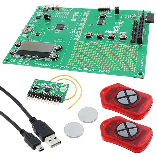 DM182017-4 Microchip Technology                                                                    KIT DEV WIRELESS SECURITY REMOTE