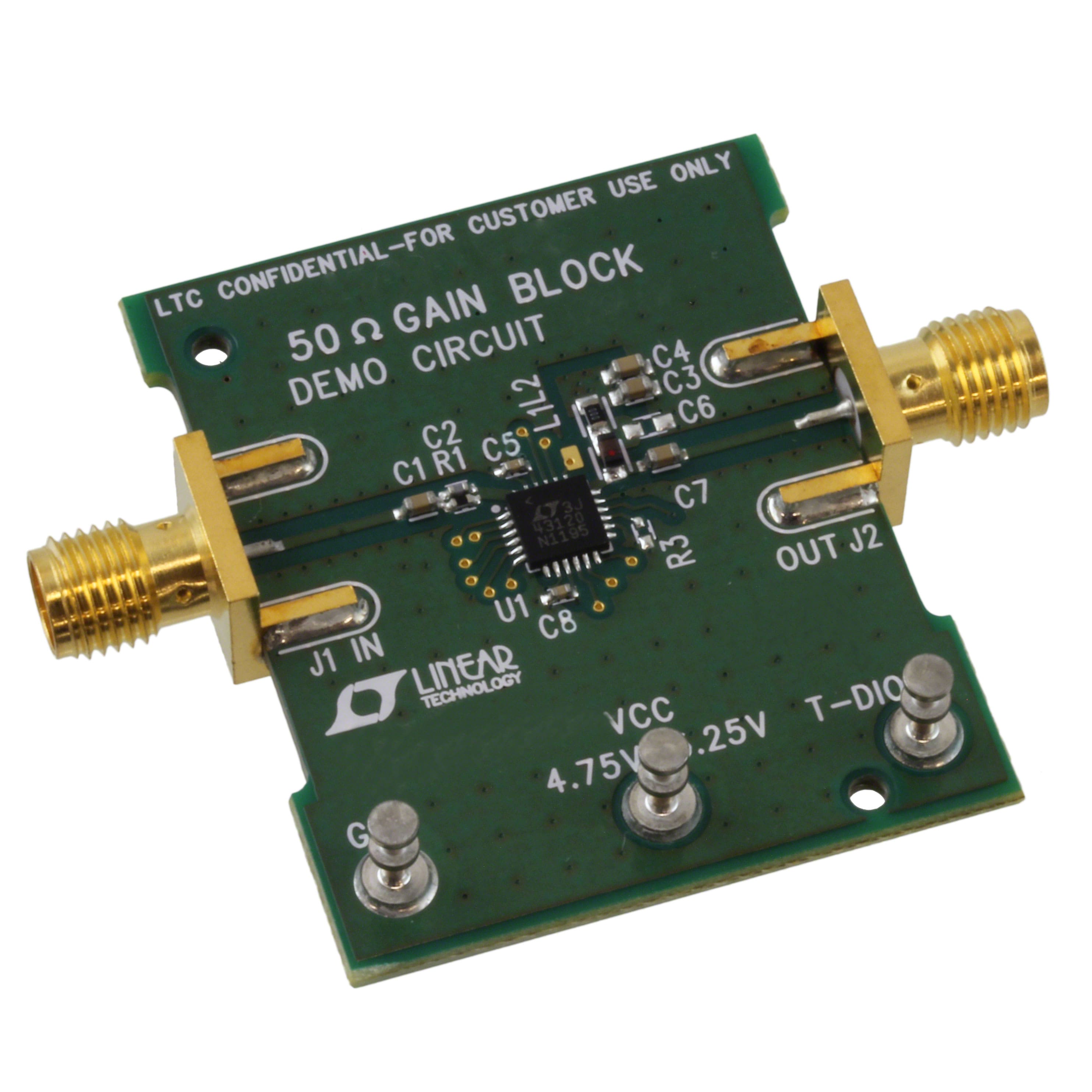 DC2077A Linear Technology/Analog Devices                                                                    EVAL BOARD GAIN BLOCK LTC6431-20