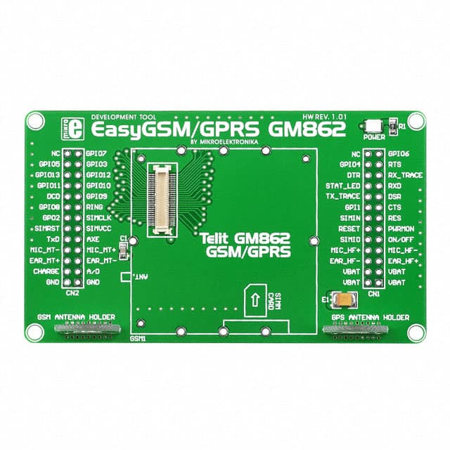 MIKROE-497 MikroElektronika                                                                    BOARD EASY GSM/GPRS GM862