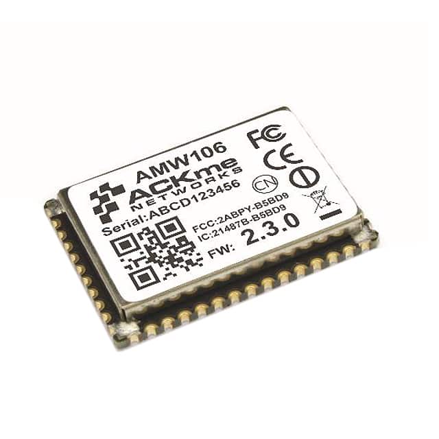 AMW106-3.4.0R Silicon Labs                                                                    RF TXRX MODULE WIFI TRACE ANT