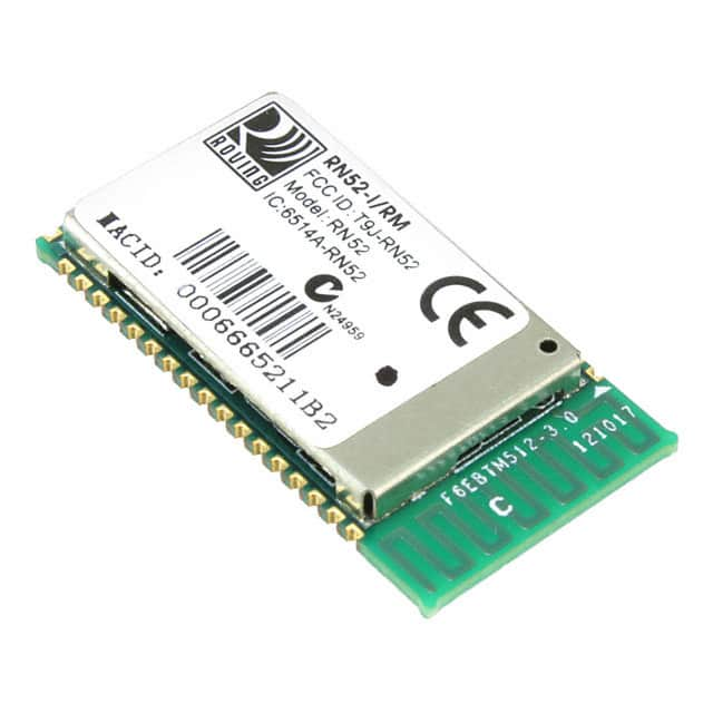 RN52-I/RM Microchip Technology                                                                    RF TXRX MOD BLUETOOTH TRACE ANT