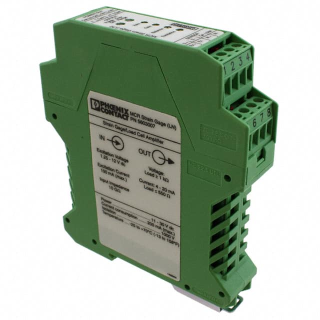 5603007 Phoenix Contact                                                                    STRAIN GAUGE/LOAD CELL DIN RAIL