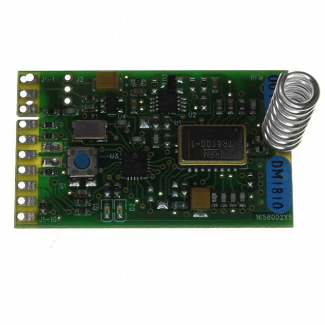 DM1810-916MB Murata Electronics North America                                                                    RF TXRX MODULE ISM<1GHZ HELICAL