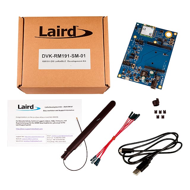 DVK-RM191-SM-01 Laird - Wireless & Thermal Systems                                                                    DEV KIT, INTELLIGENT LORA/BLE US