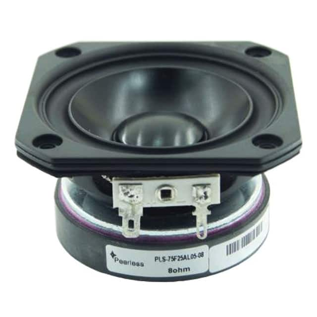 PLS-75F25AL05-08 Peerless by Tymphany                                                                    SPEAKER ROUND SQUARE FRAME