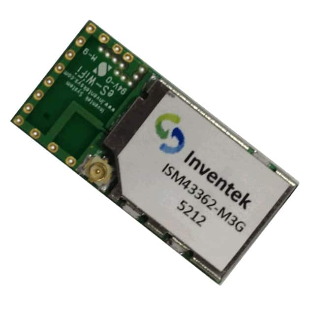 ISM43362-M3G-L44-E-C3.5.2.3 Inventek Systems                                                                    RF TXRX MODULE WIFI TRACE ANT