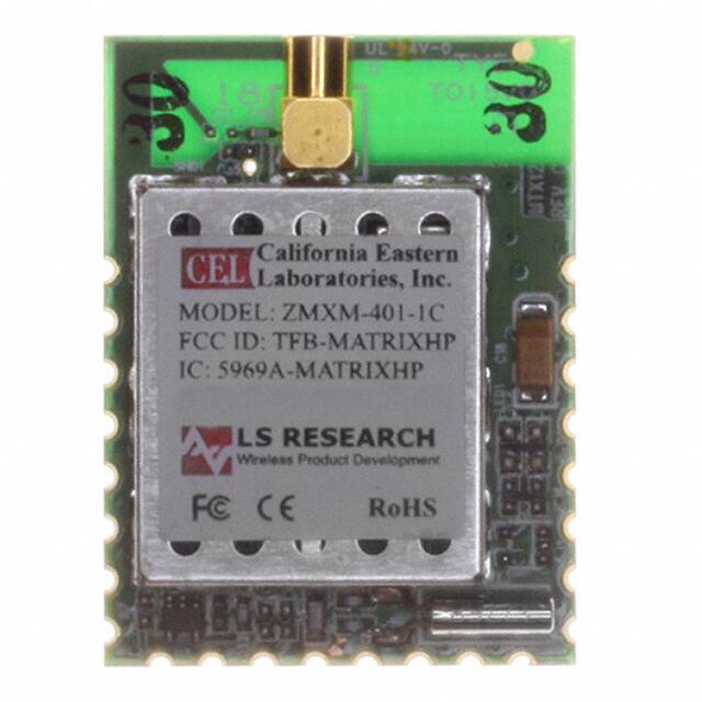 ZMXM-401-1C CEL                                                                    RF TXRX MODULE 802.15.4 MMCX ANT