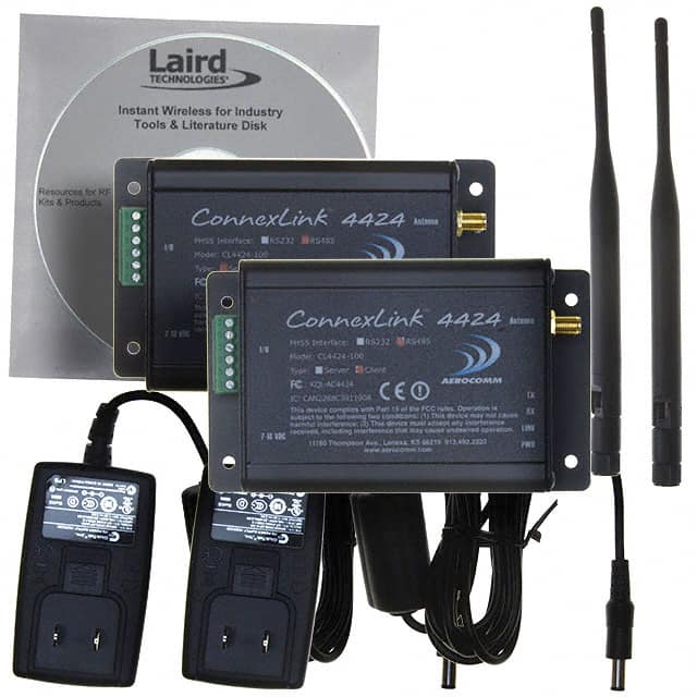 CL4424-100-485-SP Laird - Wireless & Thermal Systems                                                                    TXRX 2.4GHZ RS485 100MW W/ANT'S