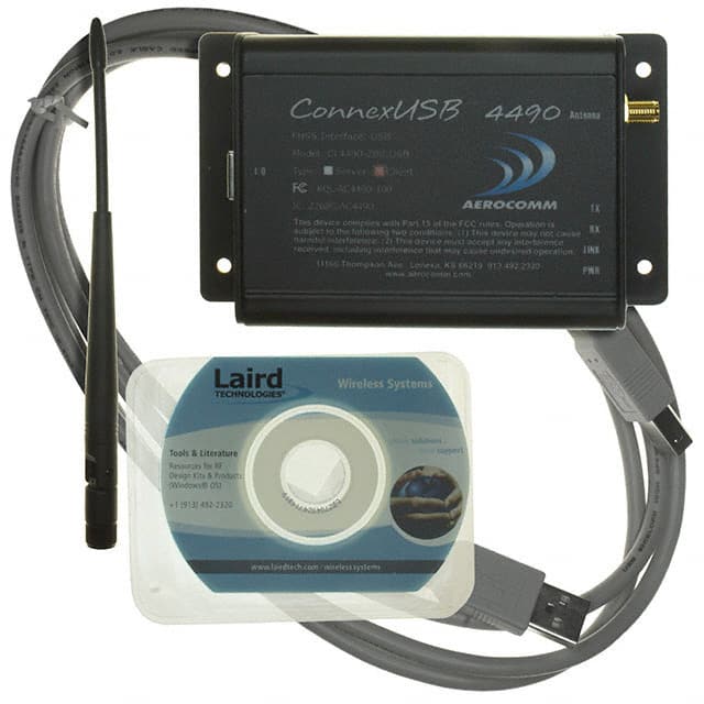 CL4490-200-05 Laird - Wireless & Thermal Systems                                                                    TXRX USB 900MHZ 200MW W/ANTENNA